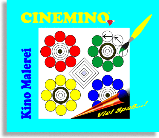 Cinemino Kino-Malerei Blumenbeet für Kinder, idealer Einstieg für Kinder ab 6 Jahren