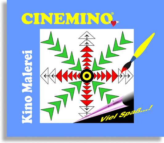 Cinemino Kino-Malerei Hin und Her für Kinder, idealer Einstieg für Kinder ab 6 Jahren