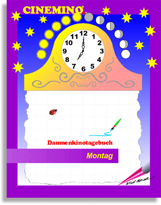 Cinemino Daumenkinotagebuch Montag