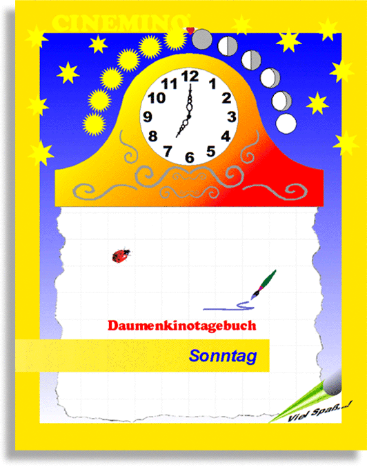 Cinemino Daumenkinotagebuch Sonntag