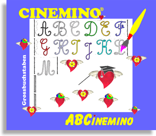 Cinemino Animation ABCinemino Kalligraphie für Kinder, idealer Einstieg für Kinder ab 4 Jahren